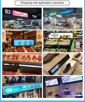 Étiquettes de prix numériques pour supermarchés BOE, les moins chères, encre électronique, ESL, étiquettes d'étagère, écran LCD de 23,2 pouces pour le bord de l'étagère