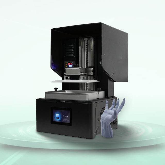 Matrix LCD Screen Dental 3D Printer Auto Leveling Heated Bed WiFi-Automatic Molding for Dental Lab New 1 Year