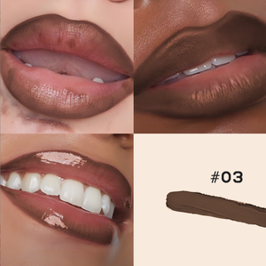 2 In1 Matte Velvet Lipliner Pen Waterproof <strong>Natural</strong> Lip Plumping Outline Contour Clear Highgloss Lip Oil Solid Lipstick 10 Colors - Product Image 3