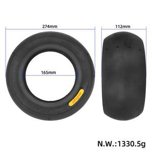 Neumático de Competición Semi Liso Ulip para Patinete Eléctrico, Cubierta de Carrera sin Cámara y Repuesto de Neumático Slick sin Cámara para <span class=keywords><strong>Scooter</strong></span> Eléctrico - Product Image 6