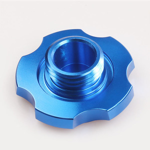 Bouchon de réservoir de carburant en aluminium 67,5 mm x 25 mm pour pick-up, couleur bleue - Product Image 2