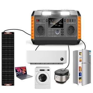 Solar Power Outdoor Camping Charging 500W Lithium Battery <b>Mobile</b> System <b>Generator</b> Portable Station - Product Image 1