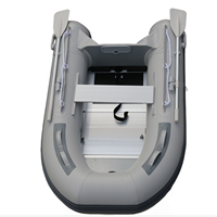 Bateau de pêche gonflable en caoutchouc W230 pour moteur hors-bord
