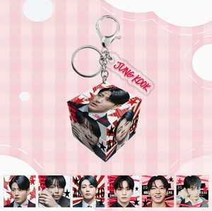 Porte-clés <span class=keywords><strong>cube</strong></span> magique ARIRANG 35 mm, best-seller, pendentif, cadeau gratuit pour les fans des K-Pop, porte-clés Bangtan Boys, breloques - Product Image 4