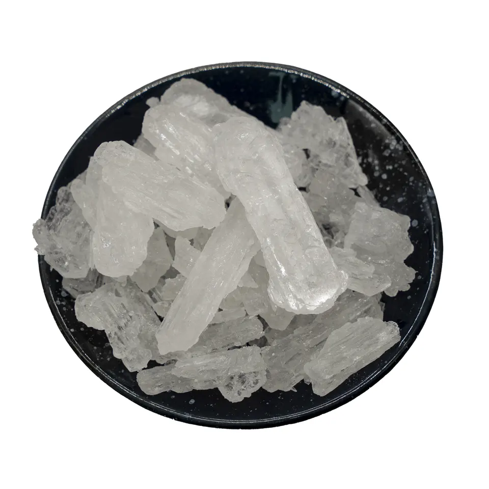 Beliebtes Produkt weißer durchsichtiger Kristall Menthol CAS 89-78-1 DL-Menthol für Schlussverkauf