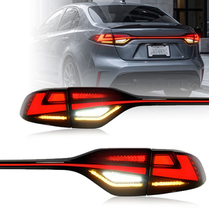 HCMOTIONZ Feux Arrière LED Toyota US Corolla Berline 2020-2026 E210 Animation Démarrage Séquentiel 3 Pièces - Product Image 1