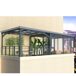 Véranda en verre feuilleté <span class=keywords><strong>sur</strong></span> <span class=keywords><strong>mesure</strong></span> <span class=keywords><strong>avec</strong></span> double vitrage Low-E, conception écoénergétique pour jardin d'hiver et salon - Product Image 2
