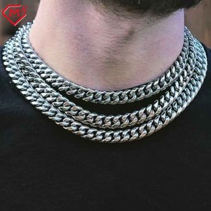 8Mm Cổ Phiếu Đồng Bằng Miami Cuba Liên Kết 925 Sterling Bạc Tùy Chỉnh Kích Thước Hip Hop Người Đàn Ông Cuba Chuỗi - Product Image 2