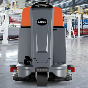 Gaoge Merk Model A26 Rijden Op Vloer Scrubber 85l 660/1080Mm 145bar 180Rpm Industriële Vloer Schrobber Droger Voor Winkelen Malll