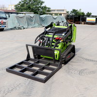 Mini chargeuse compacte hydraulique sur chenilles chargeur frontal capacité 500KG pièces jointes produit Offre Spéciale livraison gratuite noyau de moteur