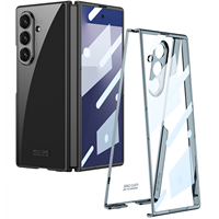 Étui de téléphone portable GKK PC pour Z Fold 8/7/6/5 - Étanche, antichoc, protection 360°, léger, avec support rabattable, couleur unie