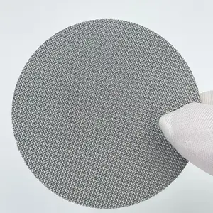 stainless steel sintered wire mesh filter disc 5-6 layers wire mesh screen ss304 316 316l 1.7mm thickness