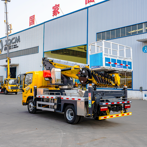 Truk <span class=keywords><strong>Platform</strong></span> Kerja Udara Teleskopik Jiefang 35m Diesel Baru, Penjualan Panas, Rotasi 360 Derajat, Kontrol Elektronik, Pabrik Cina - Product Image 5