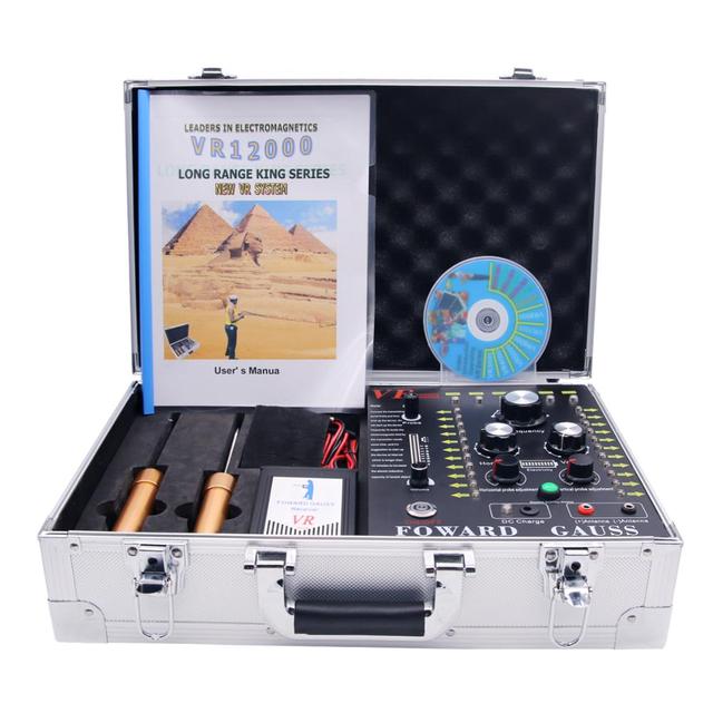 VR-12000 Long Range Gold and Diamond Detector Aks Underground Metal Detector with 100-3000M Gem Range and 5-250m Depth