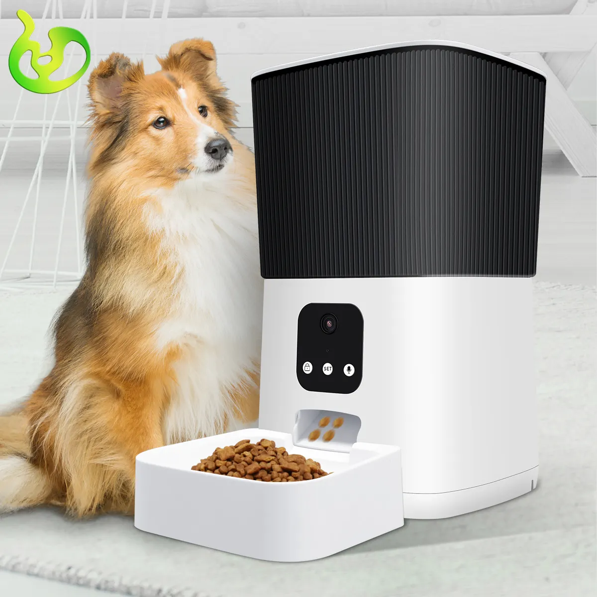 Pet intelligent automatic feeder timing quantitative remote control cat feeder