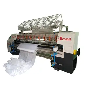 Factory Price Lock Stitch 3 Bar Needle Bed sheet Industrial Quilting Machine