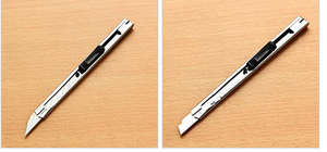 Commercio all'ingrosso multifunzionale manuale strumento di taglio della carta metallo arte lama per/disegno/imballaggio coltello per ufficio cancelleria - Product Image 6