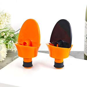 Tapón de Vino Personalizado del Fabricante, Libre de BPA, Vertedor de Vino Amarillo para Fiestas en Casa y Clubes - Product Image 6
