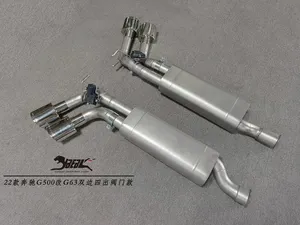 Factory Auto Parts Exhaust Pipe Kit For Mercedes-Benz G500 G63 Modified Muffler Sports Car Drum OE 2463301807 2463301707