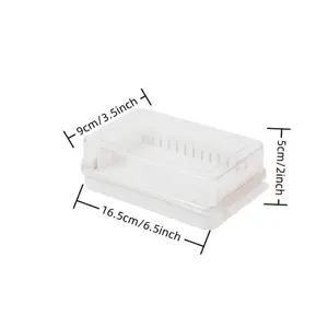 Nuevo Contenedor para Cortar y Almacenar Queso y Mantequilla, Caja para Mantener Frescos Quesos y Mantequillas con Tapa, Caja Hermética para Mantequilla Congelada - Product Image 4