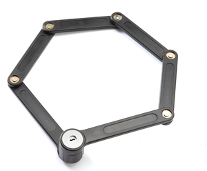 Candado de Bicicleta de Acero <span class=keywords><strong>Antirrobo</strong></span> Plegable de 6 Eslabones - Candado de Seguridad Impermeable <span class=keywords><strong>para</strong></span> Bicicleta Eléctrica, <span class=keywords><strong>Bicicletas</strong></span> de Montaña y Urbanas - Product Image 2