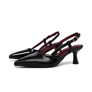 Nouvelles sandales à talons hauts durables et élégantes pour femmes, style 2026, talons fins, dos nu, chaussures à bout unique, vente en gros d'usine - Product Image 5