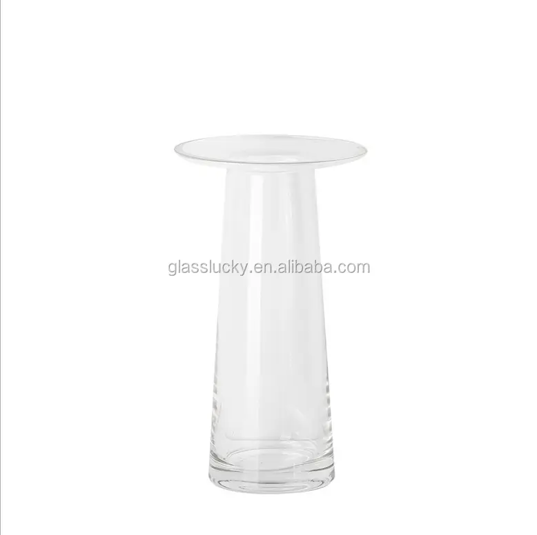 Недорогие прозрачные хрустальные вазы, современная роскошная ваза ikebana