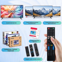 Téléviseur intelligent DLED 4K UHD 50 pouces 3840 x 2160 Noir Grand écran Signal numérique Multilingue Affichage pour hôtel