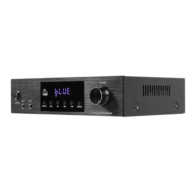 Hot Selling 4-channel Karaoke Amplifier High Power HD AV Receiver with A/B/A+B Home Theater System KTV-200