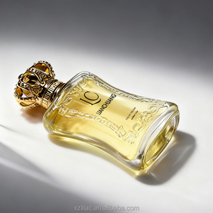 Botellas de Perfume Vintage de alta calidad, <span class=keywords><strong>75ml</strong></span>, forma única, tapa de corona, logotipo de seda, botellas de Perfume, muestras, botellas de vidrio para Perfume - Product Image 3