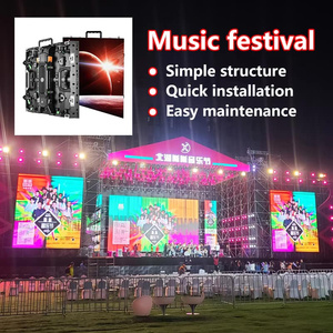 신상품 P3.9 P4.8 야외 디스플레이 스크린 Pantalla 휴대용 Led 비디오 벽 무대 배경 화면 Led 디스플레이 스크린 패널 - Product Image 5