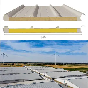 Metall-Baumaterial isoliertes hochwertiges Photovoltaik-Dachpaneel in der Lage, Solarenergie direkt zu installieren