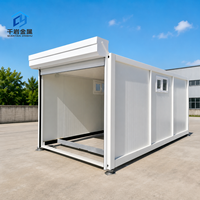 Maison conteneur modulaire démontable en panneaux sandwich pour magasin, bureau, dortoir, stockage, garages