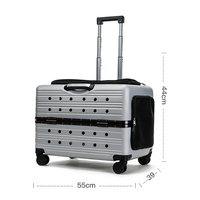 Sac de transport pour animaux de compagnie transparent grande capacité, idéal pour les voyages en extérieur et les déplacements sur les escaliers (vente en gros)