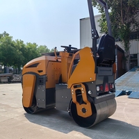 Rouleau compresseur vibratoire à double tambour de 1 à 3 tonnes, moteur Changchai, pompe, ODM, OEM, compacteur de sol électrique, machines de construction, énergie