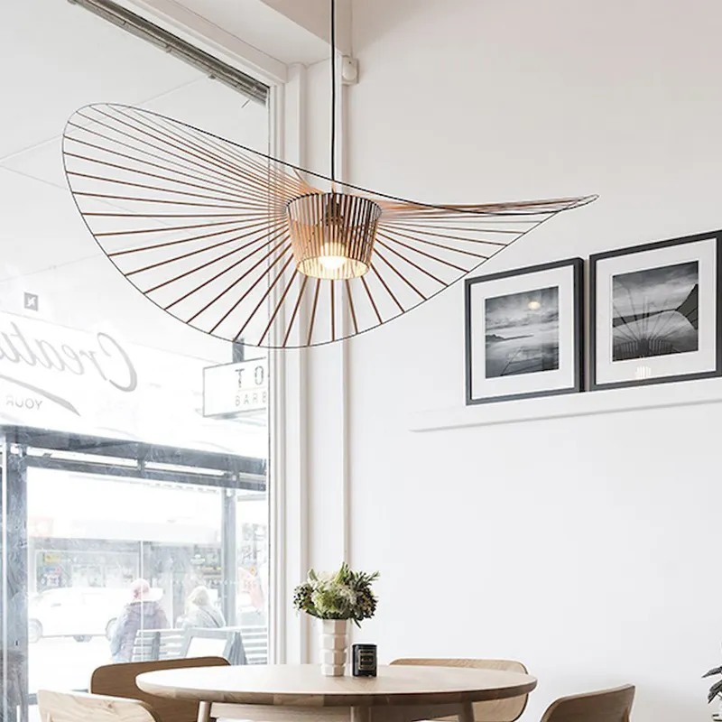 Modern Designer Elastic Fabric Chandelier Pendant Lighting Suspension Luminaire for Bedroom Living Room Stripes Hanging Lamp