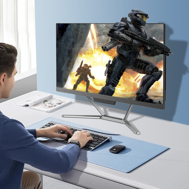 23.8 27 Inch Core I7 I9 Monoblock Curved Monitor Computadora 8gb 16gb 32gb Ram 1tb Ssd Aio Computer All in One Pc for Gaming