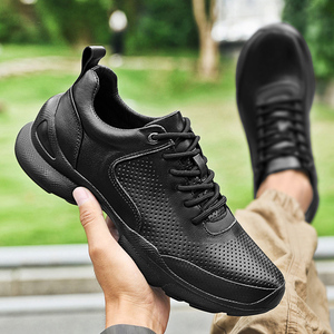 Zapatos de Senderismo Casuales Unisex Personalizados, Parte Superior de Cuero Genuino, Diseño Versátil Antideslizante y Cómodo para Verano - Product Image 2