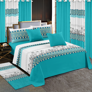 <span class=keywords><strong>Set</strong></span> di <span class=keywords><strong>Lenzuola</strong></span> Stampate in Vendita, 13 Pezzi, Molto Richiesto negli Stati Uniti e in Haiti Adatto per le camere da letto delle famiglie. Viene fornito con tende. - Product Image 3