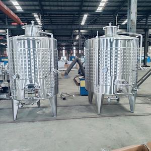 TEKBREW <span class=keywords><strong>Cuve</strong></span> de Fermentation du Vin 500L, Fermenteur de Vin 1000L, <span class=keywords><strong>Cuve</strong></span> de Fermentation à Vin 2000L avec Chemise de Refroidissement - Product Image 2