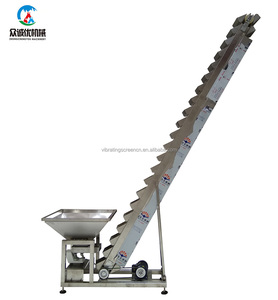 Elevador de cubo vertical de alta capacidad con tolva de elevación inclinada personalizada para alimentos con cinta transportadora - Product Image 3
