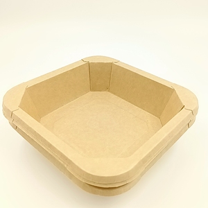 Tazones de Papel Kraft Personalizables con Tapas, Contenedores Desechables de Grado Alimenticio para Ensaladas, Pizza, Almuerzo, Comida para Llevar, Azúcar, Personalizables - Product Image 5