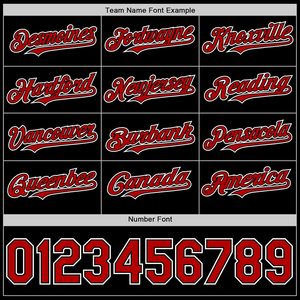 Custom <b>Black</b> <b>Red</b> <b>Varsity</b> <b>Jacket</b> Lightweight Fashion Bomber with Letterman Design Women's Hooded Sweatshirt - Product Image 3