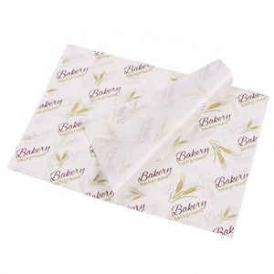 Papier alimentaire anti-graisse personnalisé en gros, papier pour frites et aliments, feuilles de qualité alimentaire, vente chaude, papier d'emballage alimentaire, papier ciré - Product Image 1