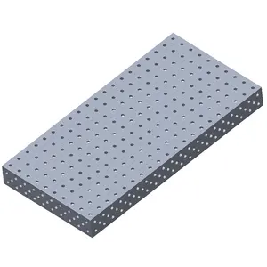 Mesa de soldadura 3D, plataforma de soldadura de mesa, 1x1, 1,2x2,4, 1x2, 1,5x3, 2x4m, disponible, China