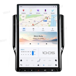 เครื่องเล่นมัลติมีเดียติดรถยนต์ระบบ Android 13 ขนาด 14.4 นิ้ว พร้อมระบบนำทาง GPS รองรับ 4G LTE Wireless Carplay สำหรับรถยนต์ Dodge RAM ปี 2019-2022 - Product Image 1