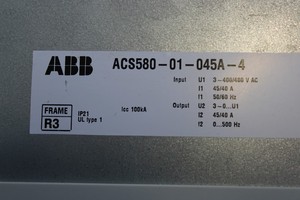 Acs580-01-045a-4 Acs58001045a4 ไดรฟ์ VFD 45a สำหรับ PLC - Product Image 5