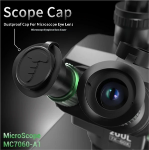 Microscopio Estéreo Trinocular con Zoom 7X-60X, Zoom Sincrónico, Luz Anular LED Verde de 72 LED, WF10X, PCB BGA, Reparación de Teléfonos, MC7060 - Product Image 4