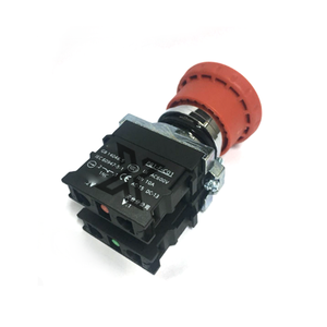 Bouton d'arrêt d'urgence rotatif PB1S-02ZR/R Φ22mm 2NC - Product Image 1