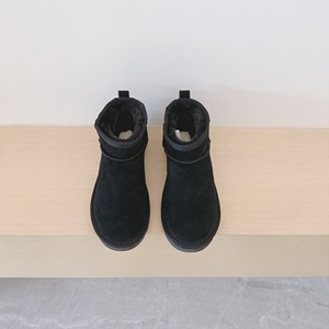 Giày bốt mùa đông cổ điển cao cấp dành cho nữ, chất liệu da lộn, kiểu dáng <span class=keywords><strong>UGG</strong></span>, lót lông cừu, dép len mùa đông, giày nữ mùa đông - Product Image 4